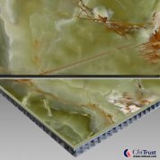 Green Onyx-Aluminum Honeycomb Laminated Panel